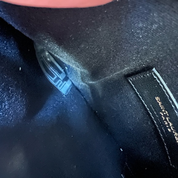 YSL Uptown Monogram Smooth Leather Clutch - Picture 9 of 12